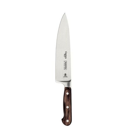 TRAMONTINA Μαχαίρι Σεφ Century Wood με Λεία Ανοξείδωτη Λεπίδα 20cm ("8") και Ξύλινη Λαβή
