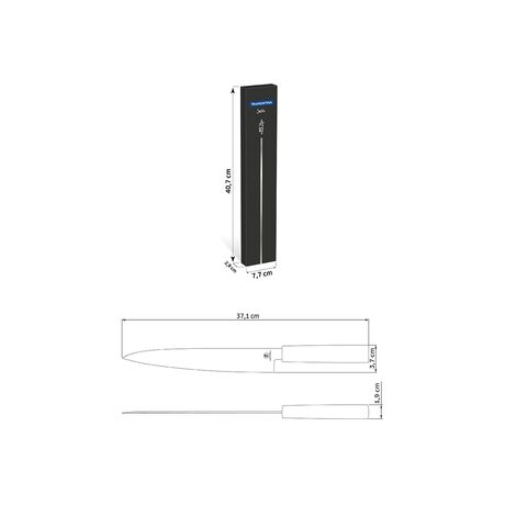 TRAMONTINA Μαχαίρι Yanagiba Sushi 22.9cm (9") από Ανοξείδωτο Ατσάλι με Πλαστική Λαβή