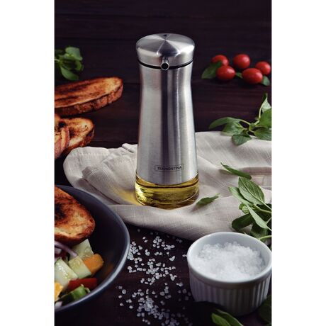 TRAMONTINA Γυάλινο Δοχείο για Λάδι ή Ξύδι Realce 250ml με Ανοξείδωτη Επένδυση