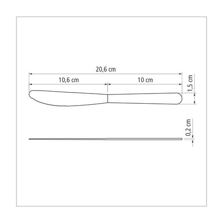 TRAMONTINA Malibu Μαχαίρι Φαγητού 10.6cm Inox