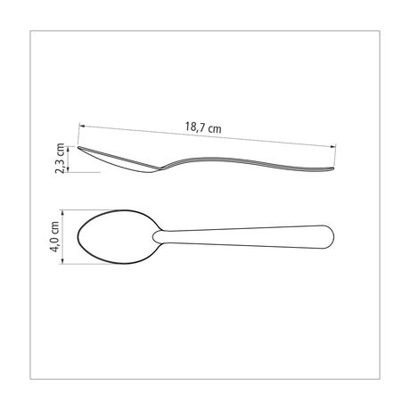TRAMONTINA Malibu Κουτάλι Φαγητού 18.7cm Inox