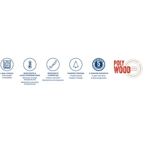 Μαχαίρι Γενικής Χρήσης TRAMONTINA Polywood  με Λεία Λεπίδα 16cm και Ξύλινη Λαβή