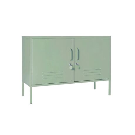 STEELEN COLOR Μεταλλικός Μπουφές 100x40x70cm Πάχους 0.4mm Εσωτερικού Χώρου με Πόδια Pastel Green