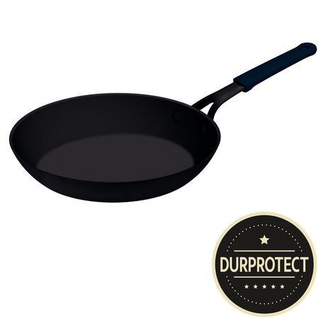 TRAMONTINA Τηγάνι Professional από Μαντέμι Iron Ø30 Durprotect - 2.5lt Μαύρο